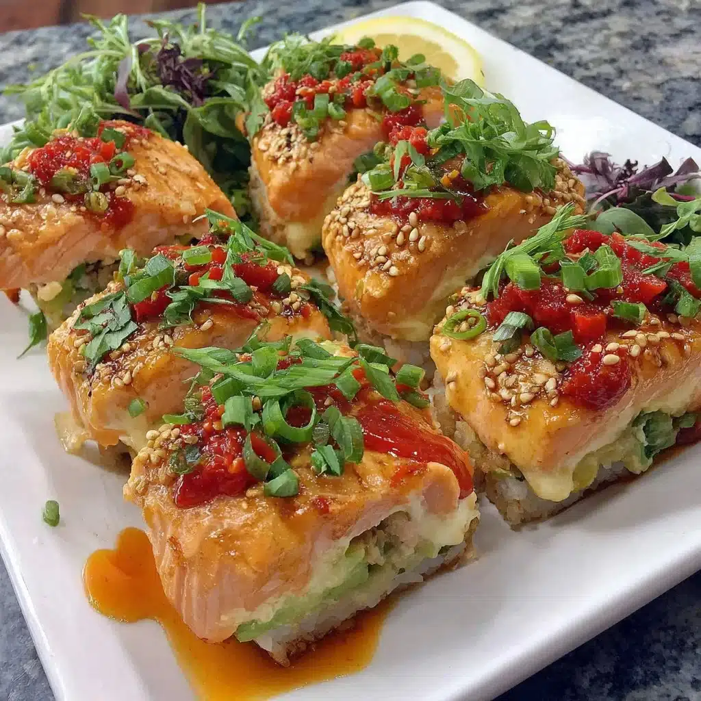 Spicy Salmon Sushi Bake Recipe