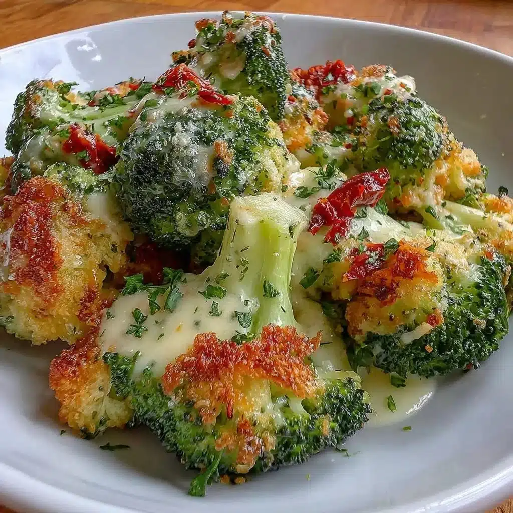 Delicious 3-ingredient air-fryer ranch broccoli served in a bowl