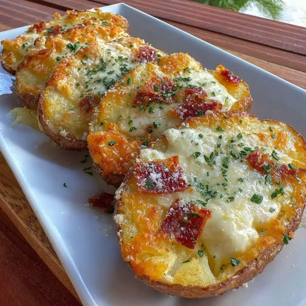 Crispy air fryer canned potatoes ready to serve