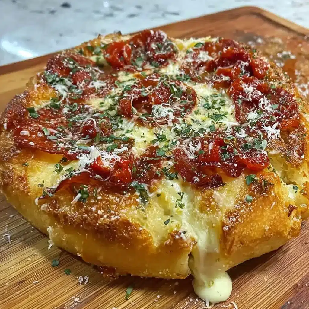 Delicious air fryer pizza with crispy crust and melted cheese