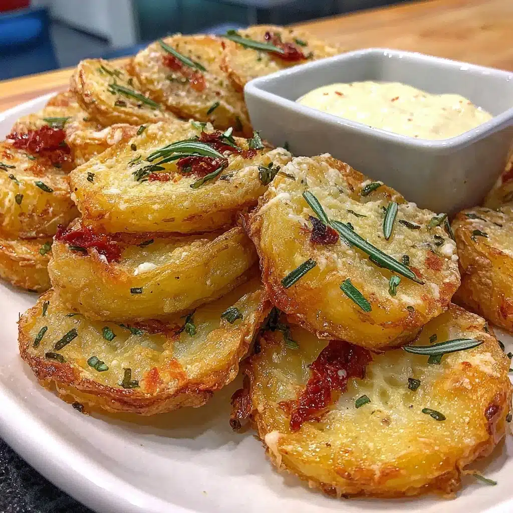 Crispy air fryer potato slices served in a bowl