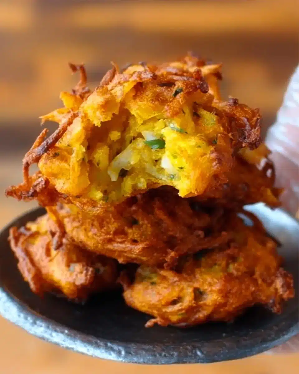 Banging Air Fryer Onion Fritters