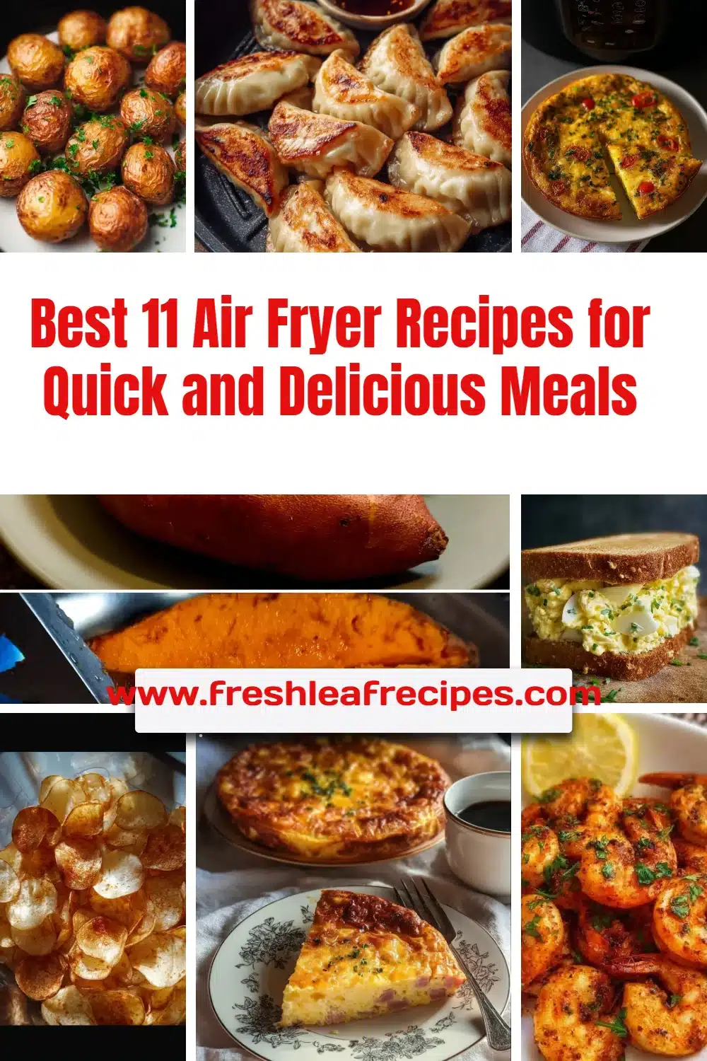 A variety of quick and delicious air fryer recipes for easy meals