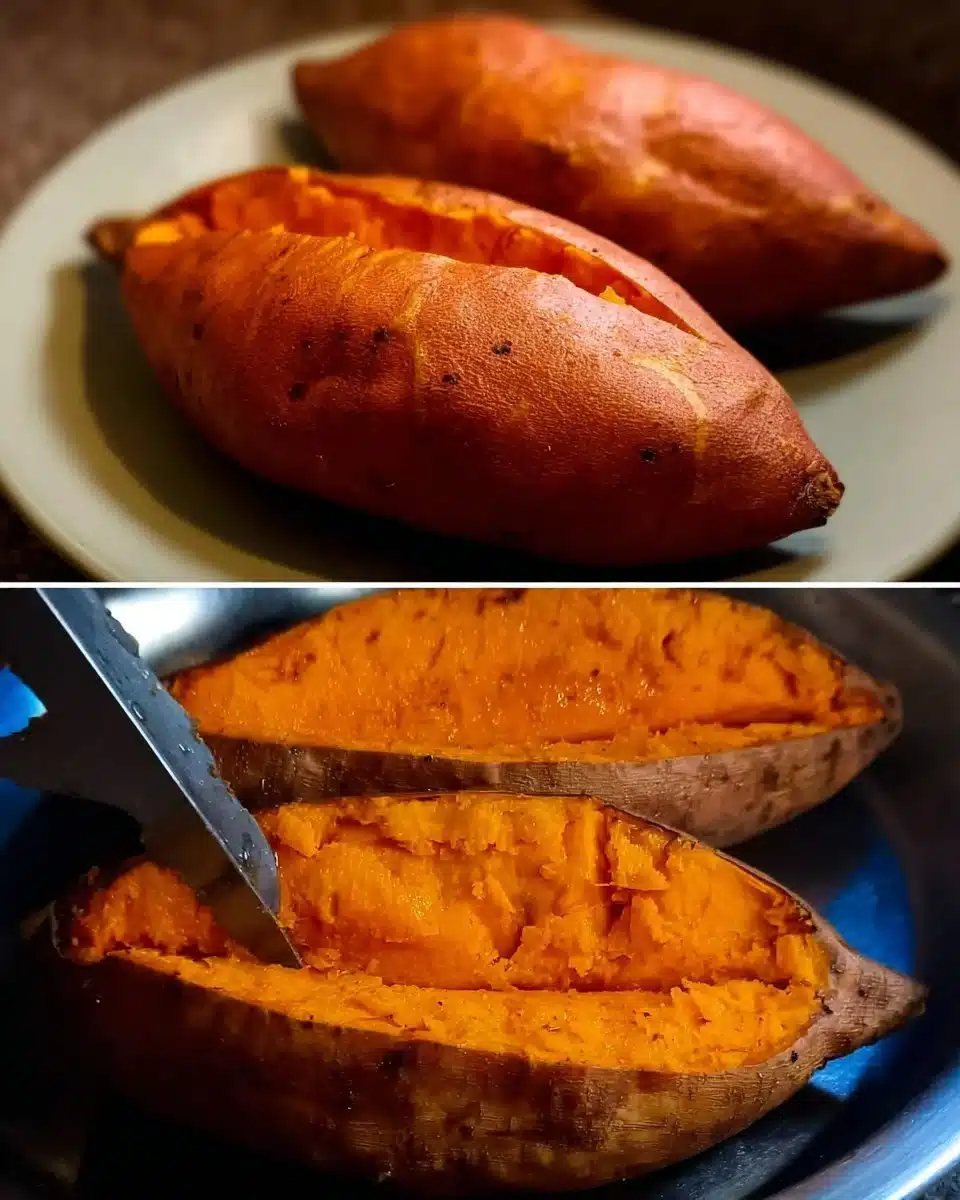 Air Fryer Baked Sweet Potatoes