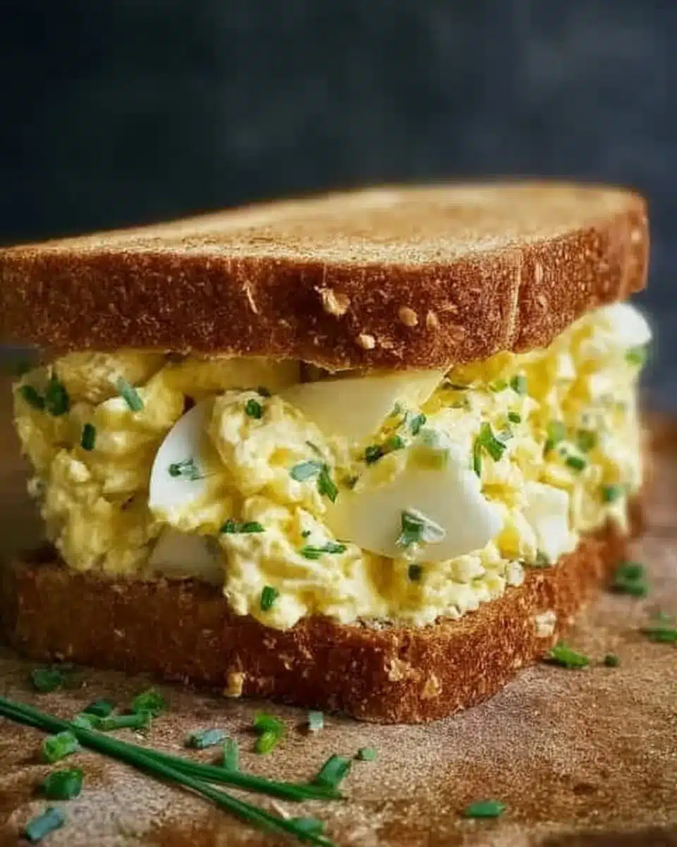 Creamy Egg Salad Sandwich