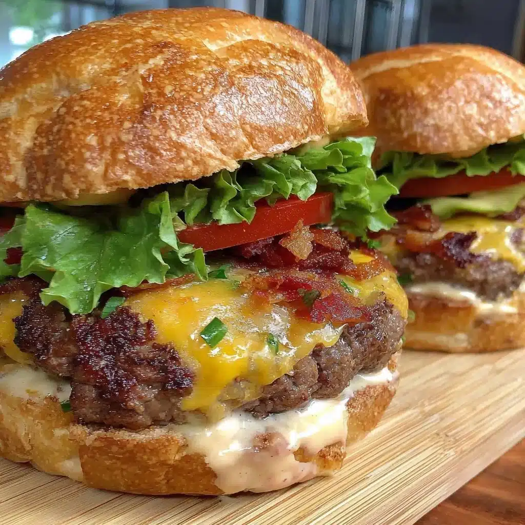 Air Fryer Burgers