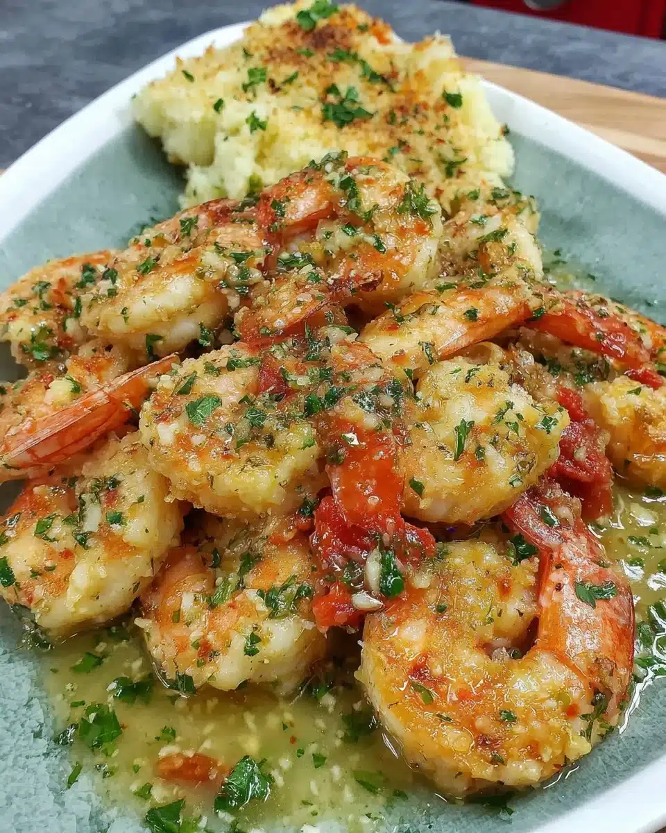 Air Fryer Shrimp with Garlic Butter