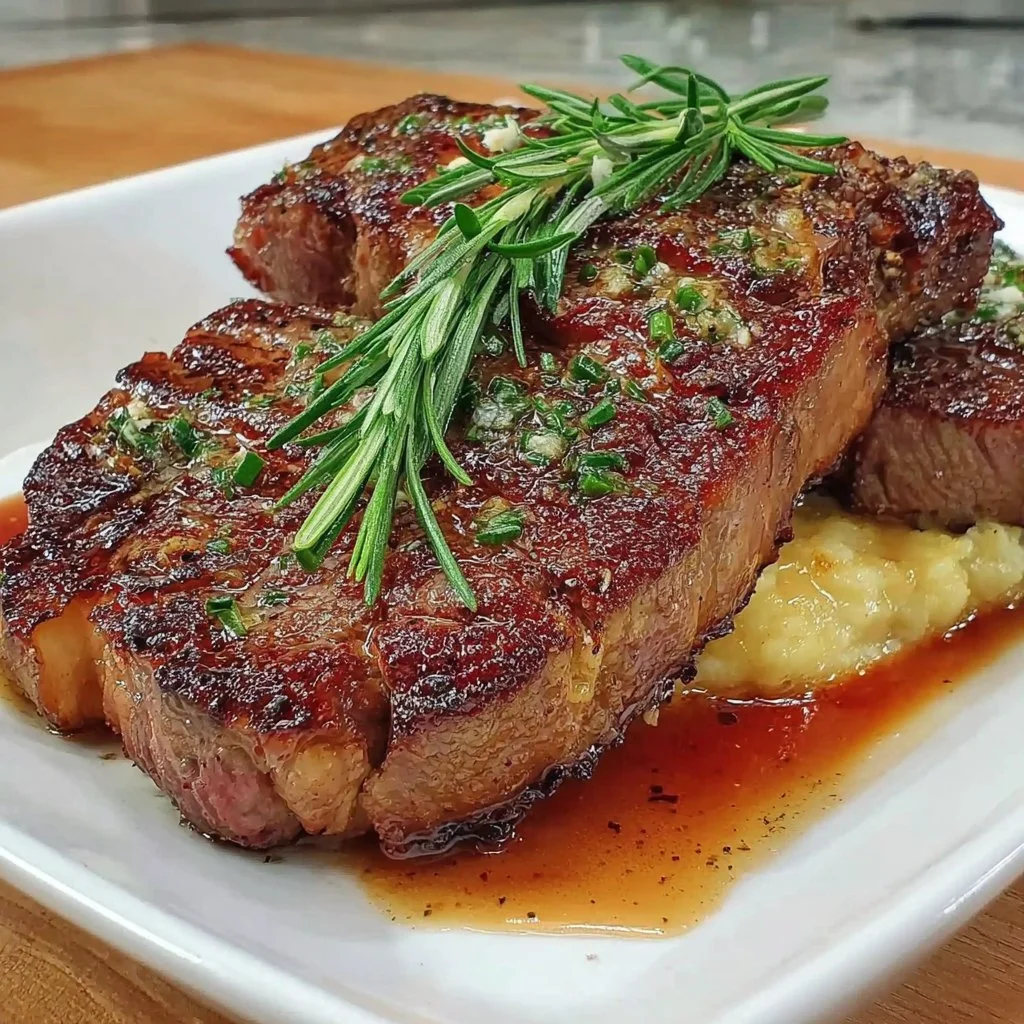 Juicy Air Fryer Ribeye Steak