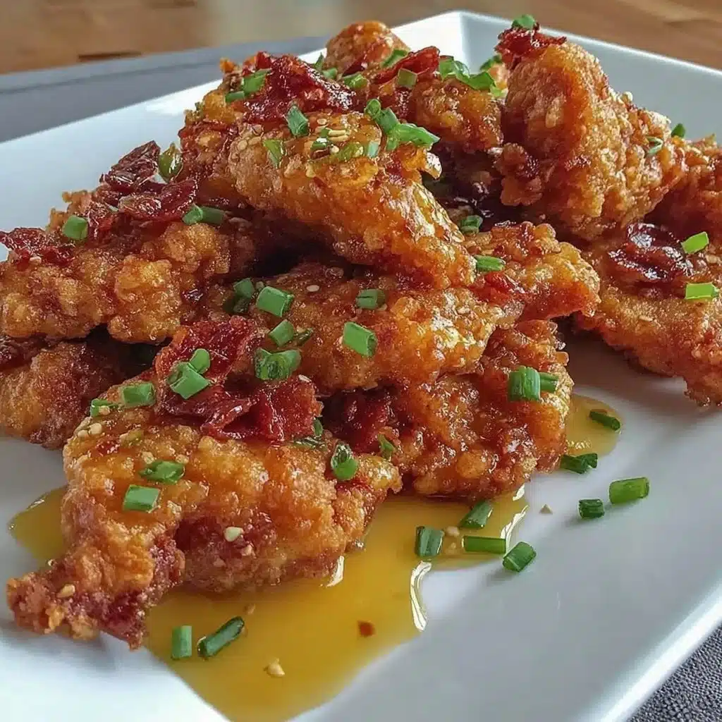 Honey Garlic Crispy Chicken