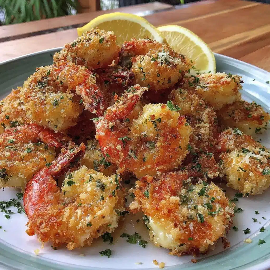 Crispy Air Fryer Garlic Parmesan Shrimp