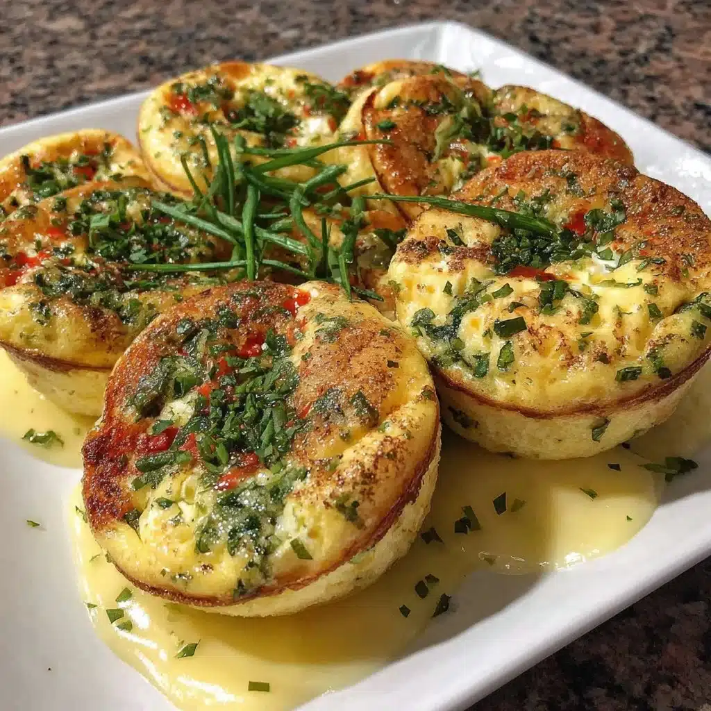 Delicious egg muffins made with spinach and feta cheese