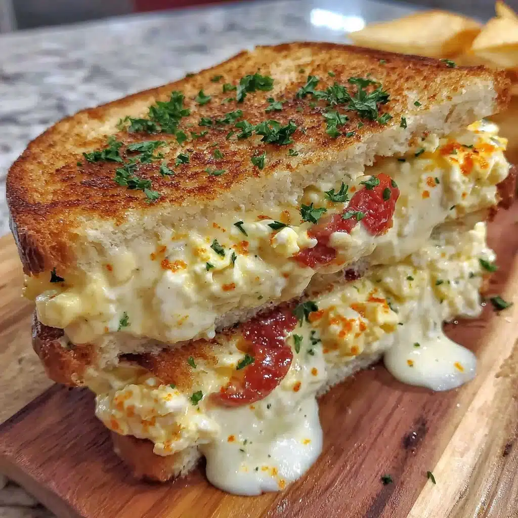 Delicious egg salad sandwich on whole grain bread topped with fresh greens