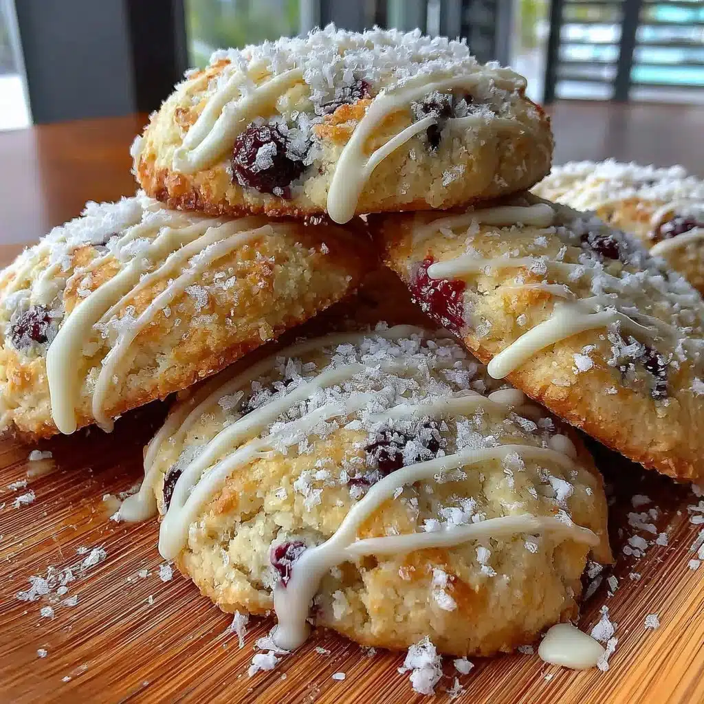 Freshly baked lemon blueberry cookies with lemon zest and blueberries
