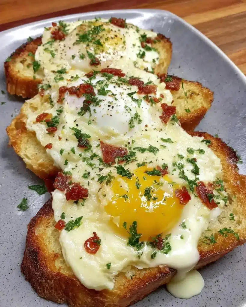 Air fryer poached eggs perfectly cooked and plated for breakfast