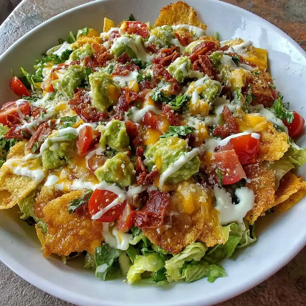 Delicious Santa Fe Salad with fresh ingredients and vibrant colors.