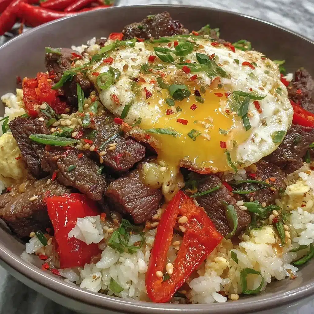 45g Protein Hot Honey Beef Bowl, a delicious sweet and spicy meal option
