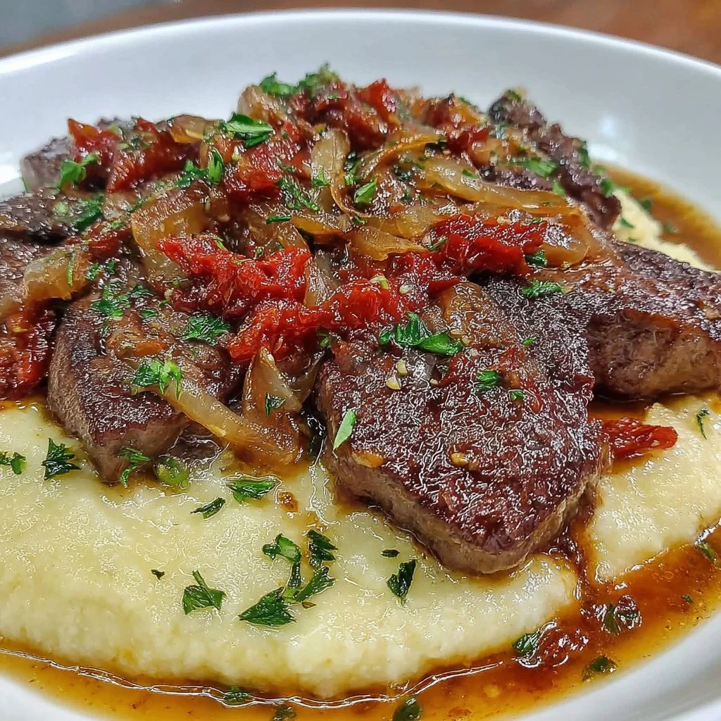 Delicious beef liver sautéed with onions, a healthy and flavorful dish.