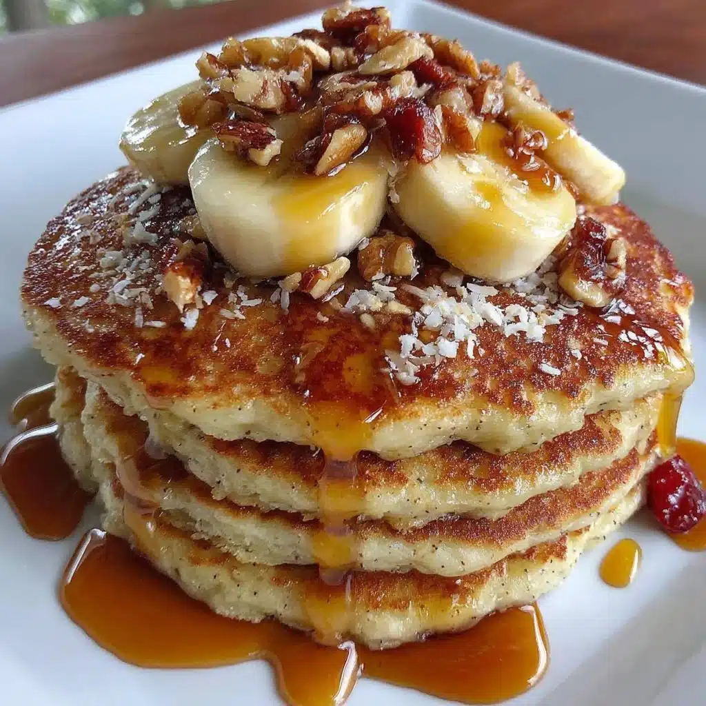 Banana Oatmeal Pancakes
