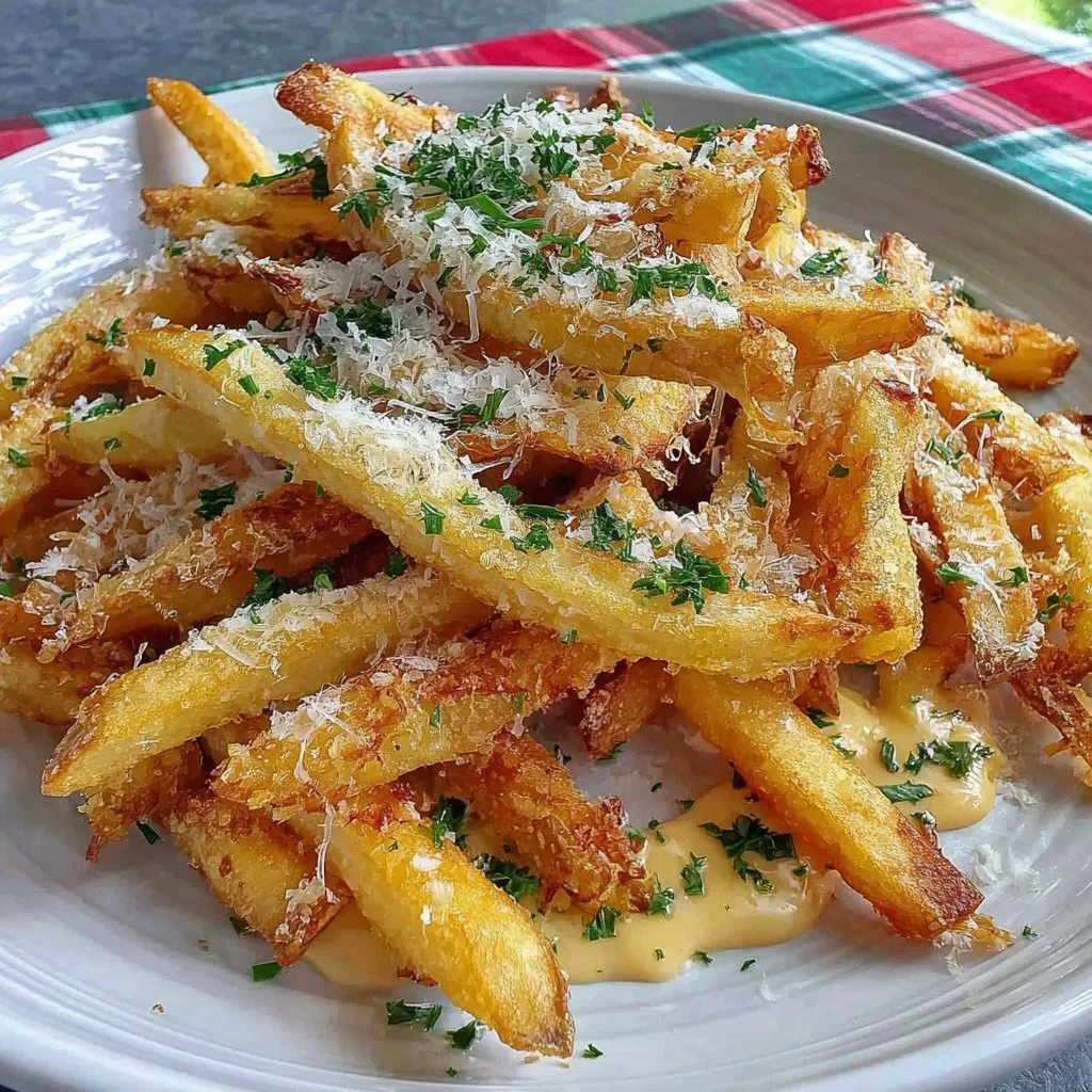 Crispiest air fryer french fries served in a bowl