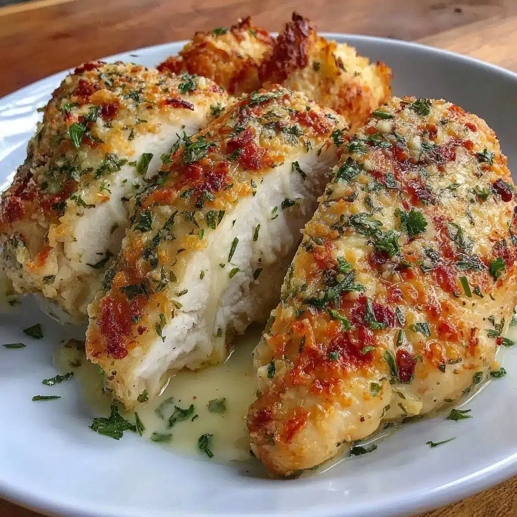 Deliciously cooked air fryer chicken breast served with vegetables.
