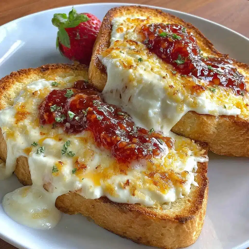 Heart-shaped toast with delicious jam spread on top