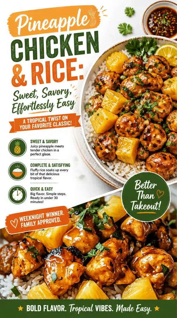 Pineapple Chicken and Rice: Sweet, Savory, Effortlessly Easy