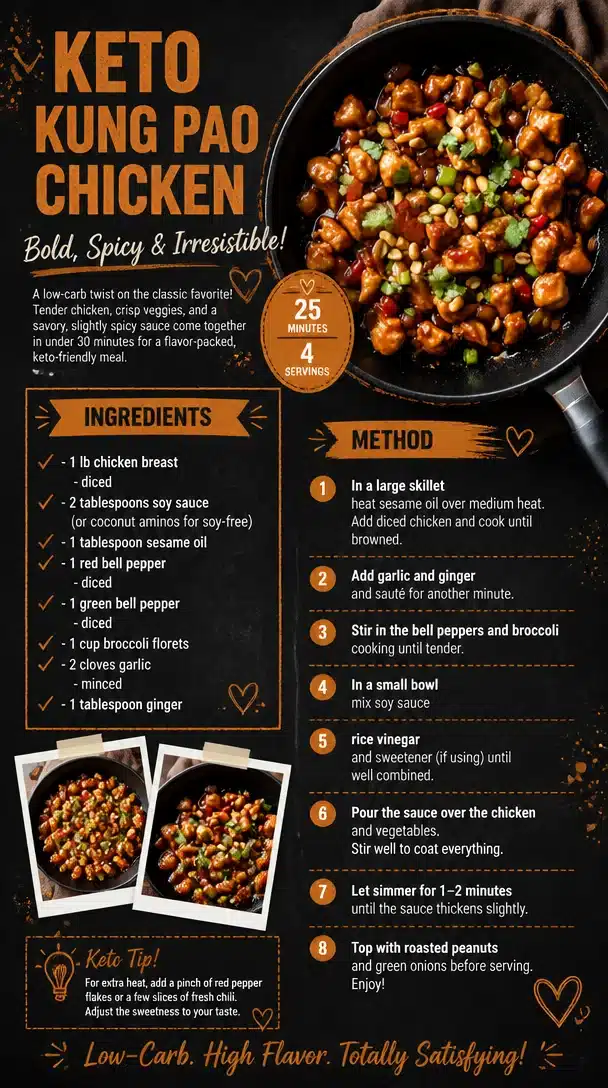 Keto Kung Pao Chicken