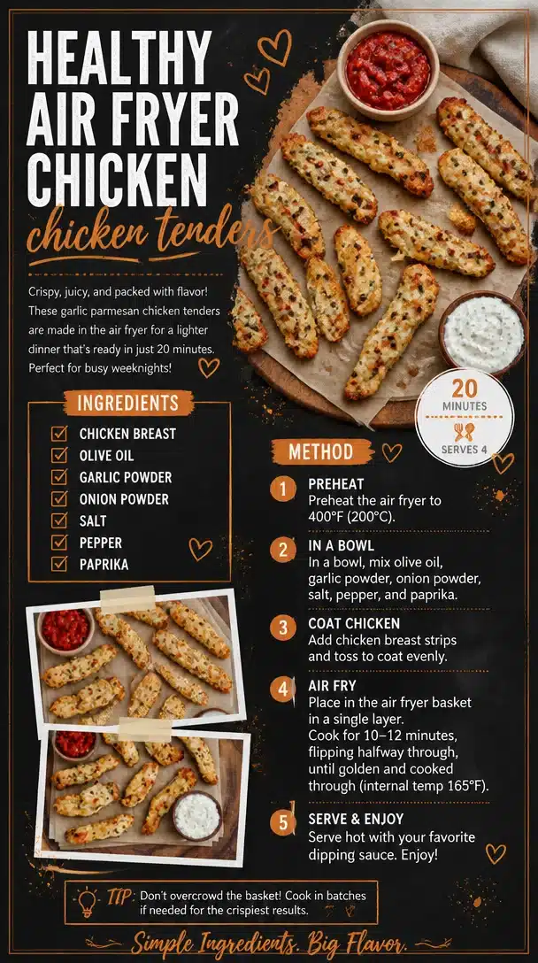 Healthy air fryer chicken recipe for crispy and delicious meals