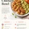 Bang Bang Chicken Bowl with tender chicken and fresh vegetables